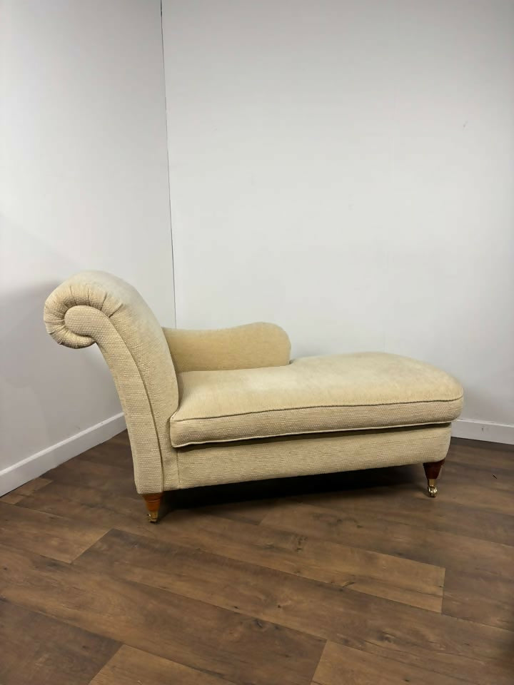 Contemporary Beige Half-Size Chaise Longue