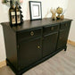 Black Vintage Stag Sideboard