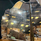 Vintage Walnut Triptych Mirror Dressing Table