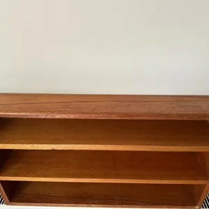 Vintage Mid Century Teak Kitchen Tidy Wall Shelf Organiser