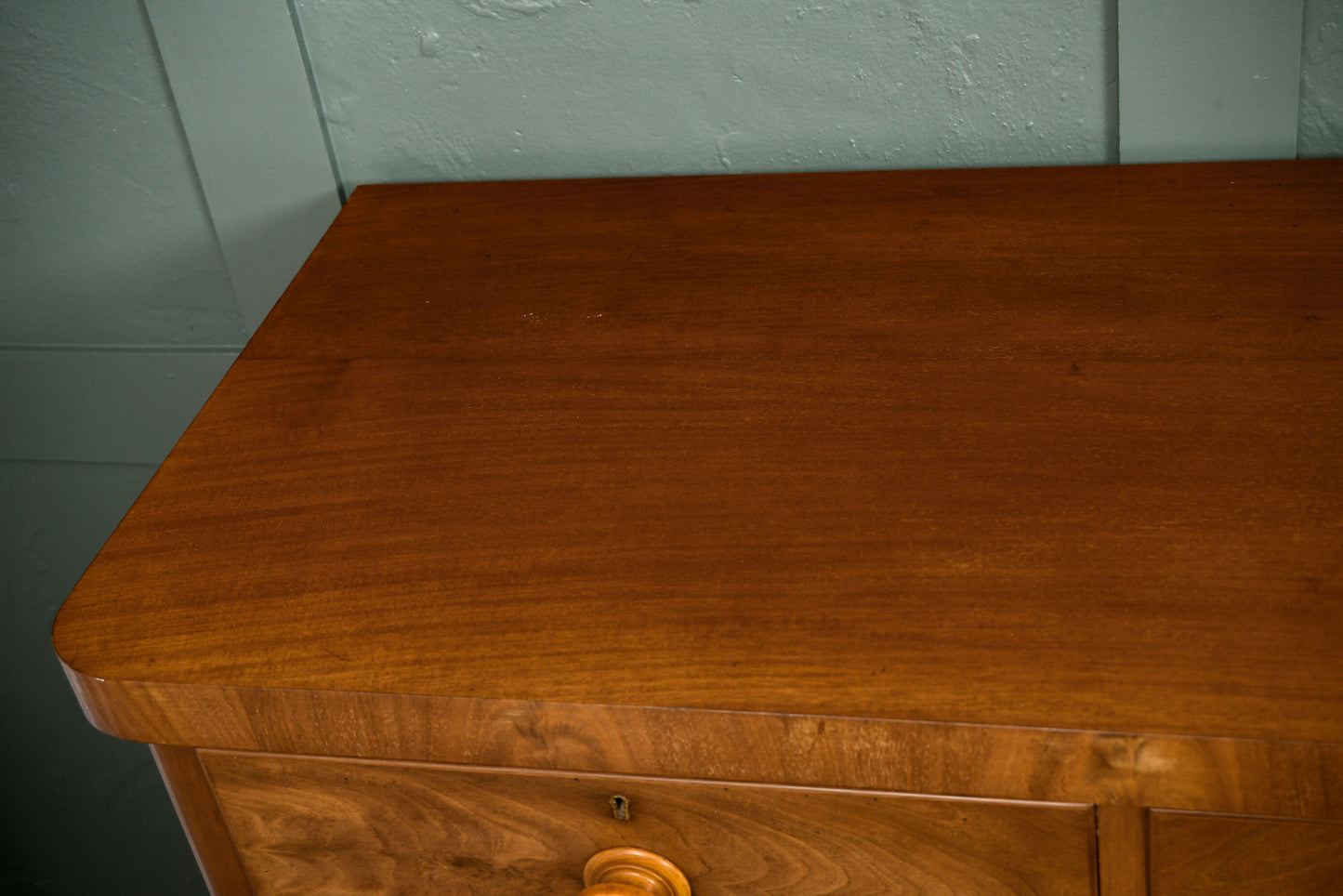 Large Victorian Mahogany Chest of Drawers- 2 Over 3 - SKU 201