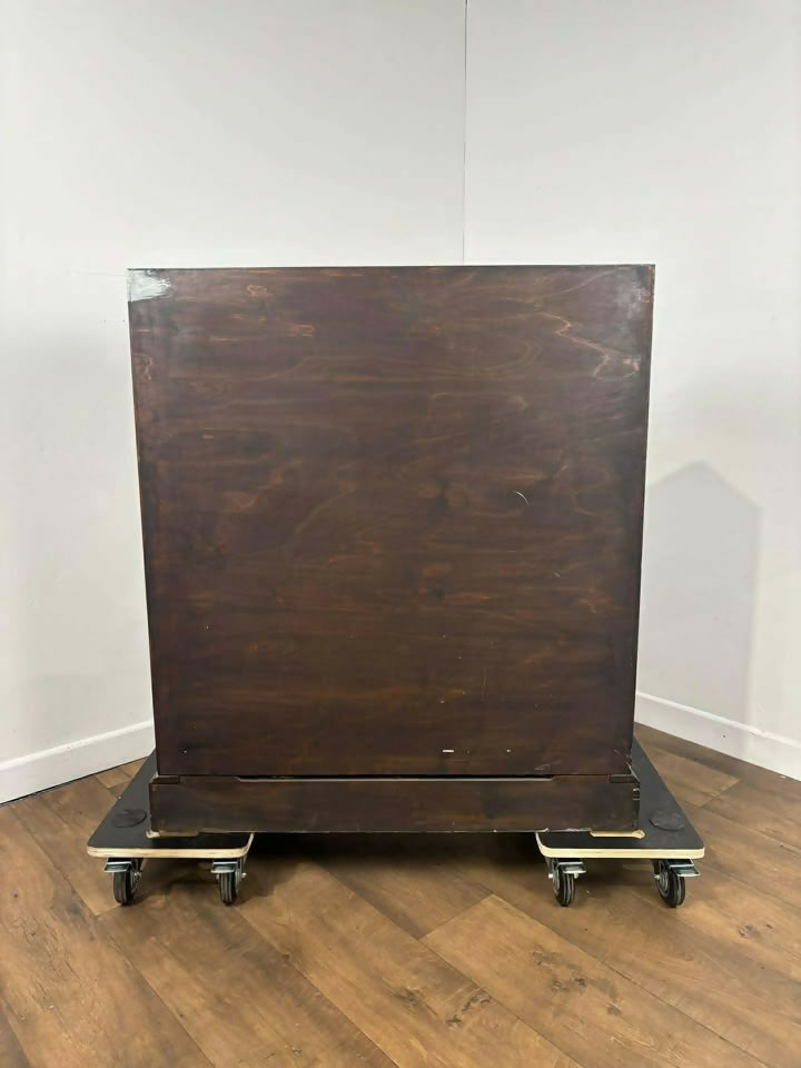 Vintage Dark Oak Bureau