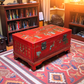 Chinoiserie Trunk On Stand - Blanket Box - Coffee Table