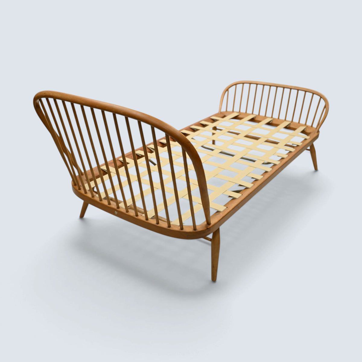 Ercol Windsor Single Bed New Pirelli Webbing Old Light Finish FREE UK Delivery