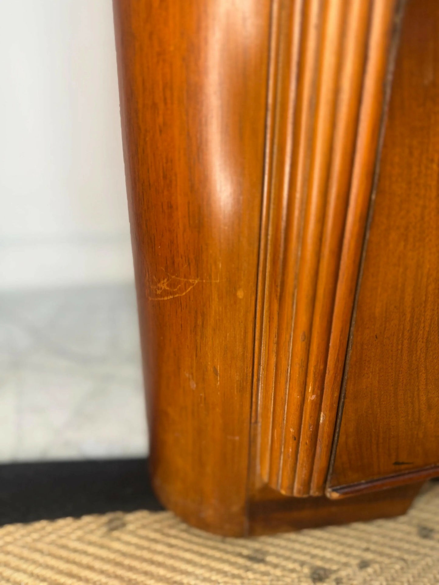 Art Deco Mid century retro vintage dressing table drawers mirror