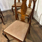 Set Of Four Georgian Style Walnut Dining Chairs