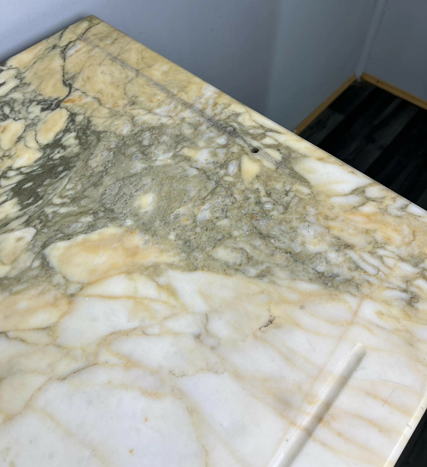 Chest of Drawers Antique French Mahogany Marble Top Carved Cabinet LOT 4809