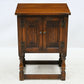 Old Charm Pedestal/Bedside Cabinet Cupboard Linenfold Doors FREE UK DELIVERY. SBR10989/3009E