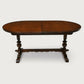 Old Charm Dining Table Tudor Brown Finish Extended Seats 6/8 FREE Delivery*. SBR10326/1404E