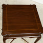 Antique Solid Mahogany Square Occasional Side Table