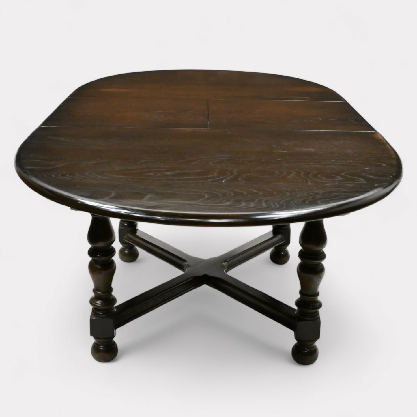 Ercol Extending Dining Table D End Seats 10 Model 705 Solid Elm FREE UK Delivery. SBR10599/1806E