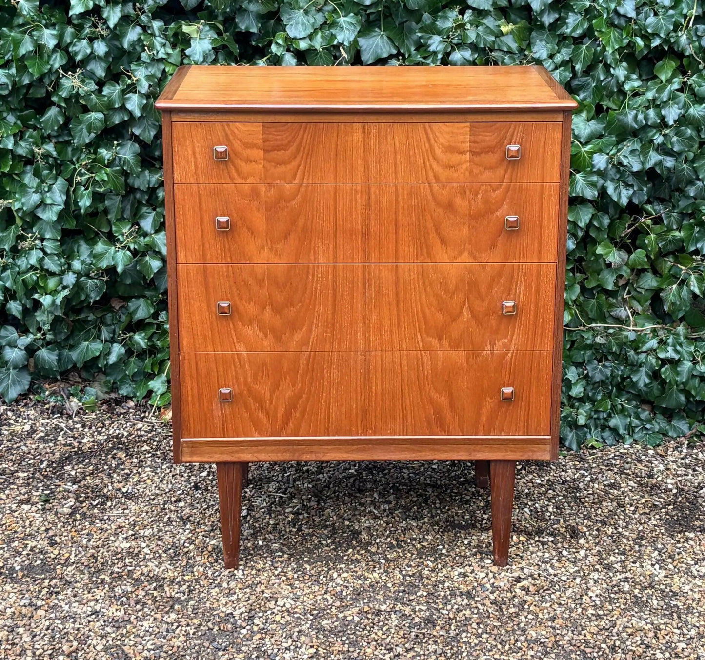 Vintage 1960's Homeworthy Teak Chest Of Drawers