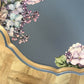 Vintage Side Table with Floral Decoupage