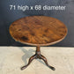 Georgian Oak Tilt Top Table