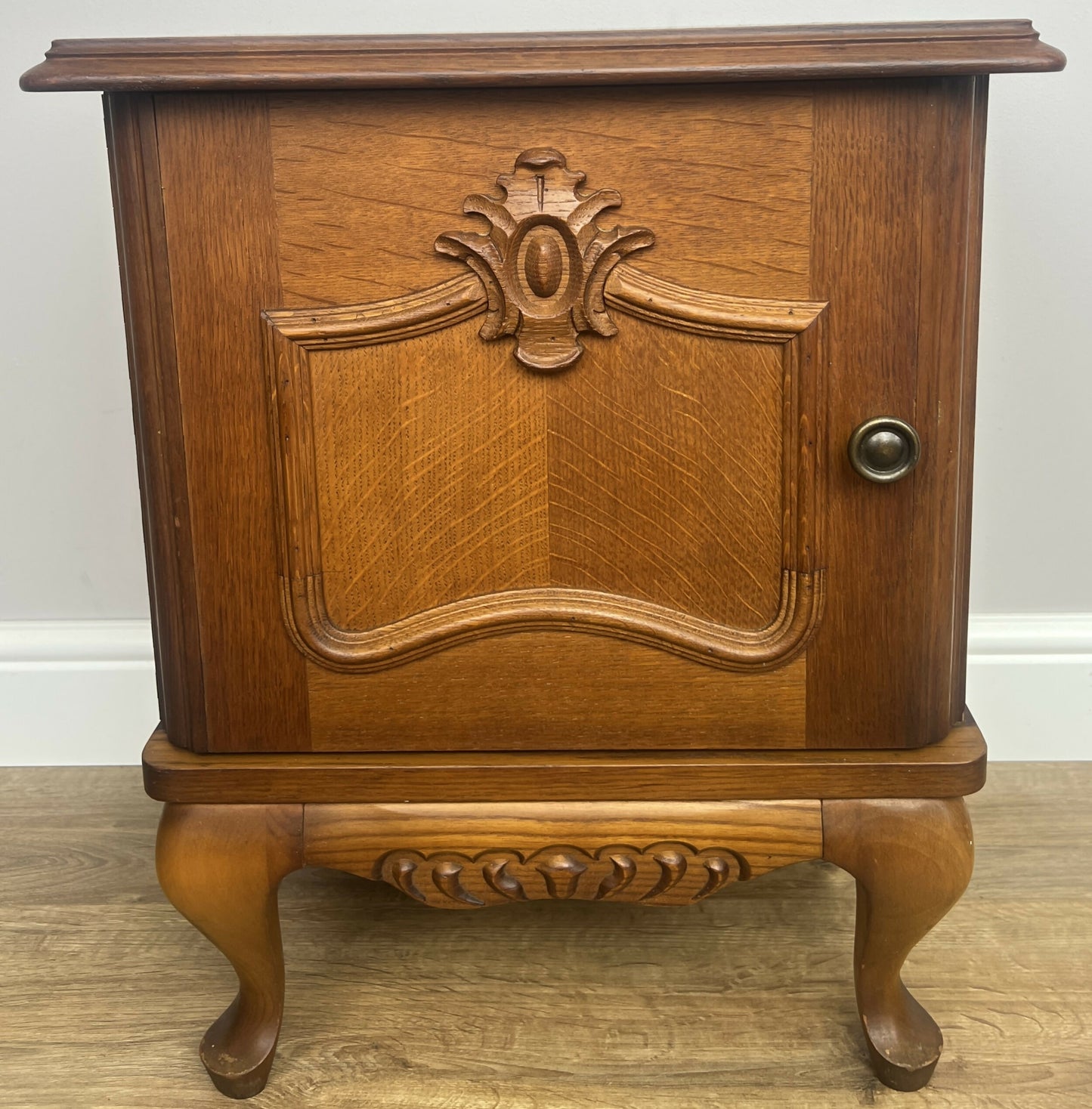 Pair of Bedside Tables Vintage French Louis XVI Nightstands Cabinets LOT 6364