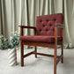 Vintage Late Mid Century Oak Chair Side Armchair Danish Scandi Retro R1087
