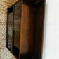 Vintage Mid Century Oak Glazed Bookcase Sliding Glass Doors Display Cabinet 60s