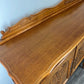 Vintage French Oak Sideboard Louis XIV Style Buffet Cabinet Cupboard LOT 3820
