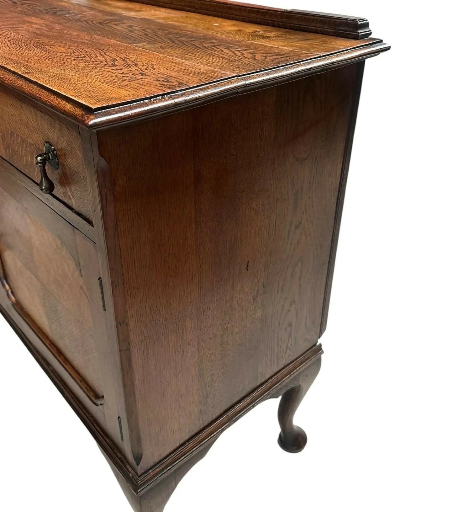 Vintage Oak early 20th C sideboard cupboard