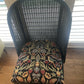 Occasional chair upcycled Lloyd loom mid century chic