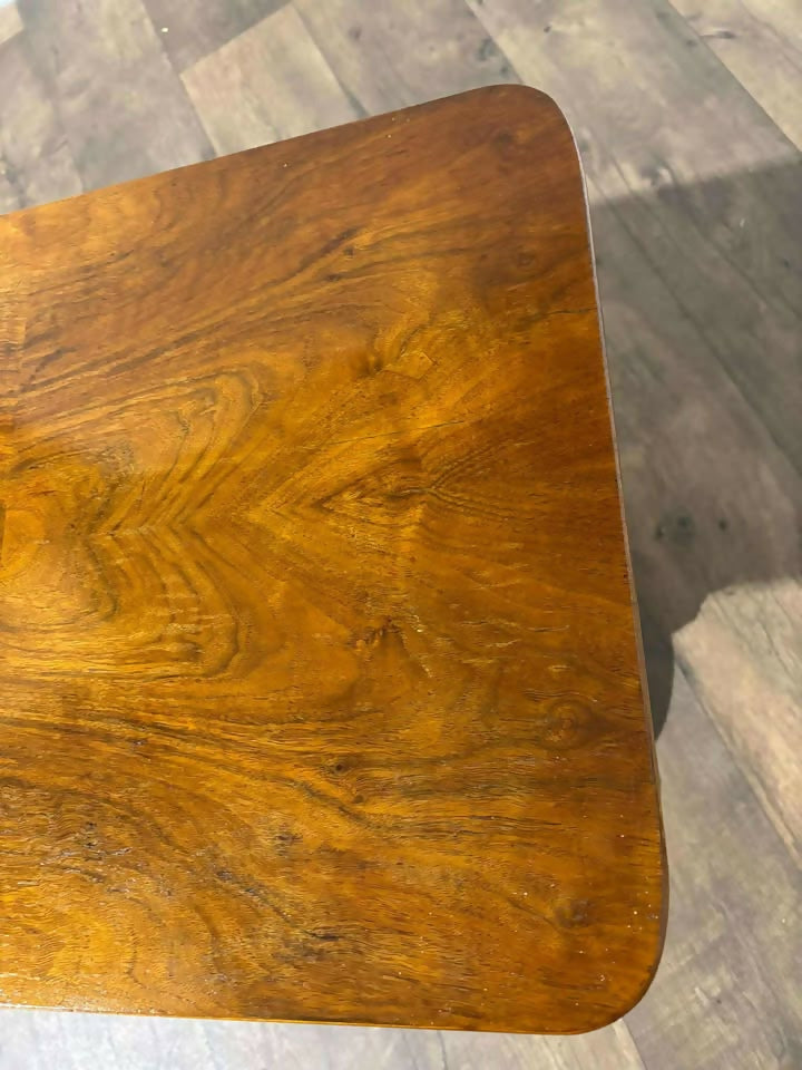 Vintage Walnut Veneered Coffee Table