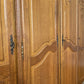 Wardrobe Vintage French Louis XVI Style Four Door Oak Carved Armoire LOT 4930