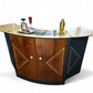 Mid Century "Turnidge of London" Cocktail Bar