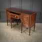 Marquetry Inlaid Mahogany Bow Front Antique Sideboard