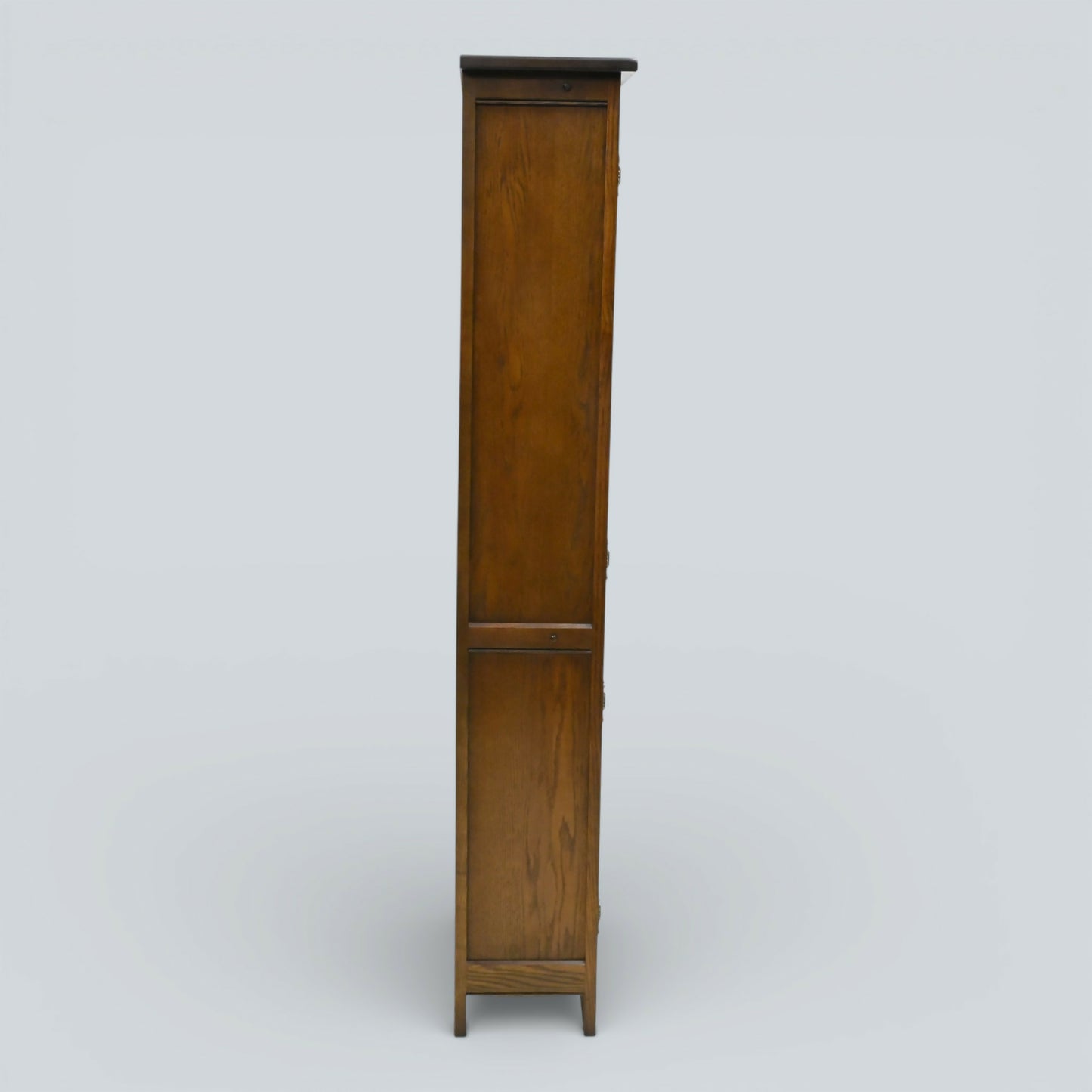 Old Charm Tall Bookcase Display Cabinet 4 Shelves Light Oak FREE UK Delivery*