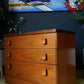 Vintage Mid Century Stag Chest Of Drawers – Timeless British Craftsmanship