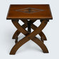 Old Charm Oak Folding Stool Coffee /Side Table FREE UK Delivery