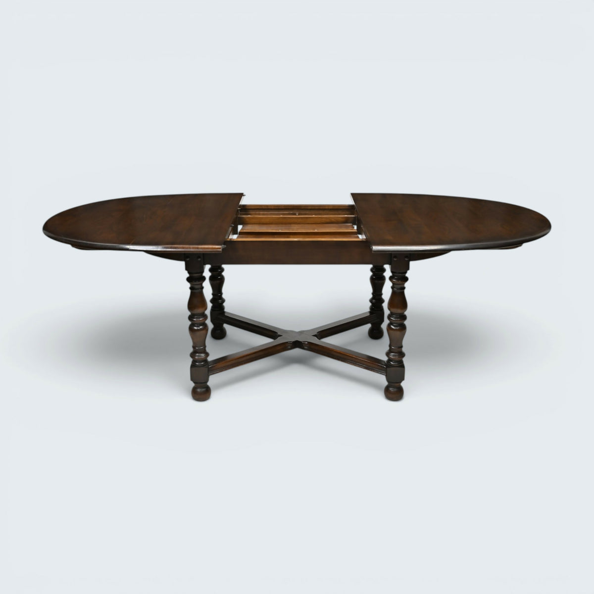 Ercol Woburn Extending Dining Table D End Seats 10 Model 705 Dark FREE Delivery