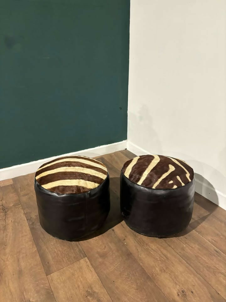 Pair of Vintage Pouffes99