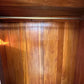 Antique Edwardian Mahogany Inlaid Mirrored Wardrobe With Drawer