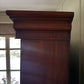 Vintage Victorian Mahogany Display China Bookcase Glazed Cabinet