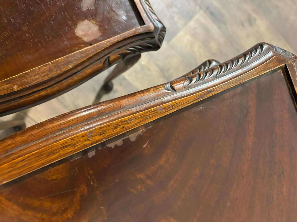 Vintage Mahogany Nest of Three Tables