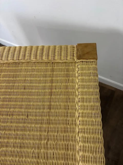 Contemporary Rattan Direct Square Dining Table
