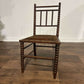 Victorian Mahogany Bobbin leg child's chairn