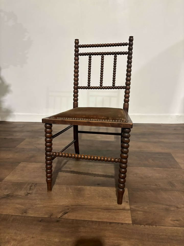 Victorian Mahogany Bobbin leg child's chairn