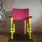 Neon pink cinema seat-front on-seat up-Orange Otter