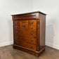 Reproduction Victorian Style Mahogany Chest of Nine Drawers
