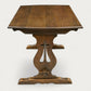Small Old Charm Dining Table Solid Oak Refectory Style Bow End FREE UK Delivery*. SBR10836/1508E
