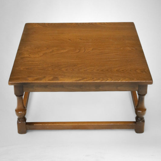 Ercol Square Low Coffee Table in Golden Dawn Finish 69cm Square FREE UK Delivery. SBR9044/2404D