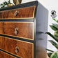 Tall Art Deco Walnut Chest of Drawers