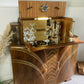 Large Art Deco Walnut Cocktail Cabinet with Design