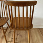 Vintage Set of 4 Mid Century Ercol Style Dining Chairs Stick Back Beech Chairs