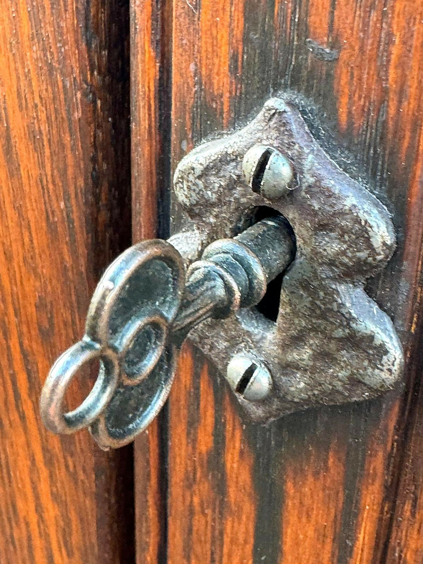 Wood Bros Old Charm Oak Display Cabinet Tudor Brown
