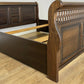 Bed Vintage French Super King Size Sleigh Bed Frame 180x200cm Headboard LOT 6409