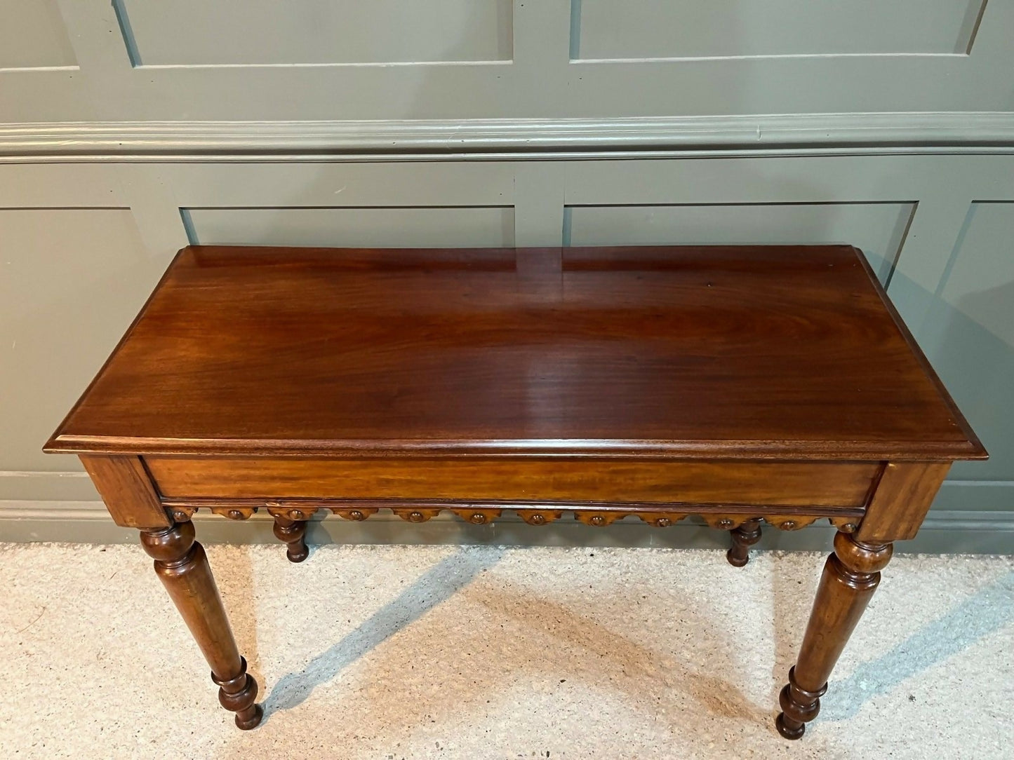 Vintage Side Table Mid 1800’s Mahogany Antique Hall Table