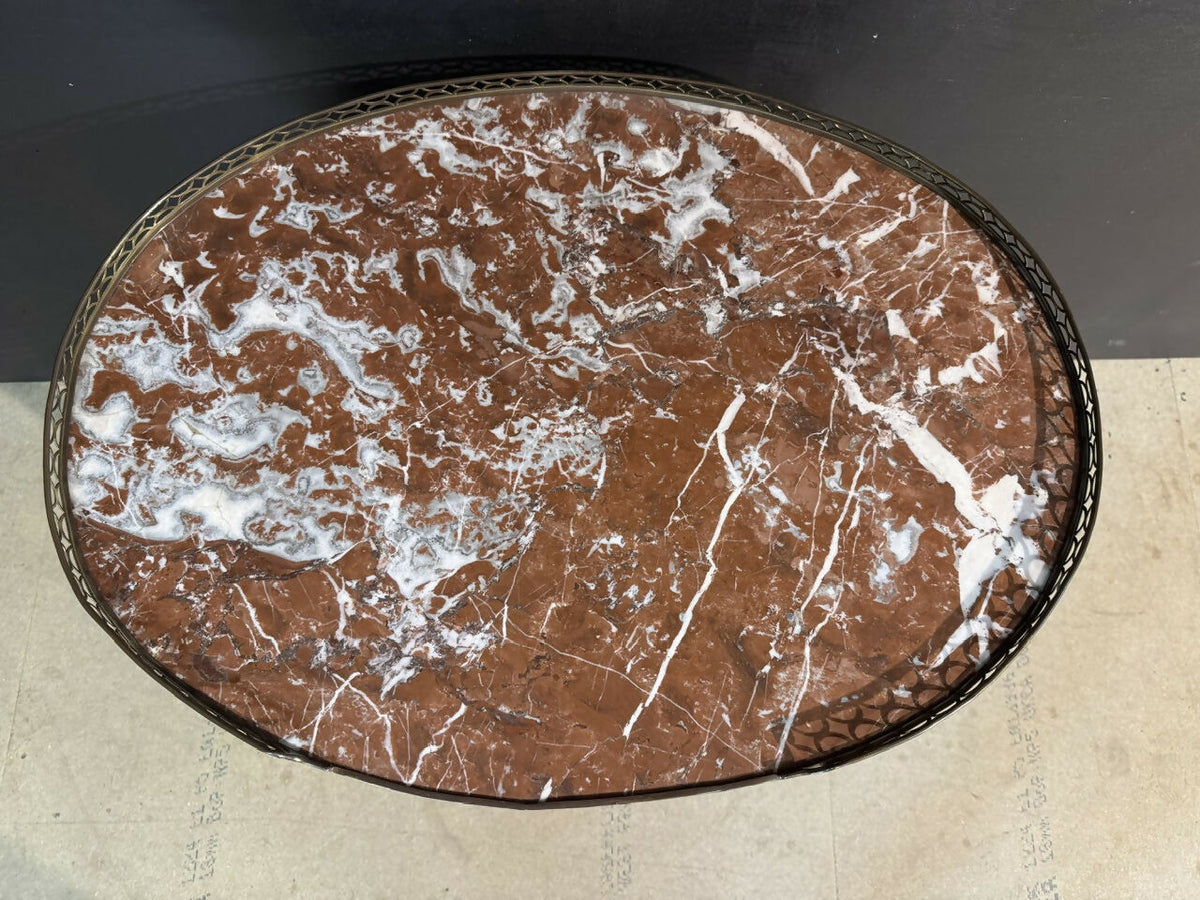 French Oval Lamp Table